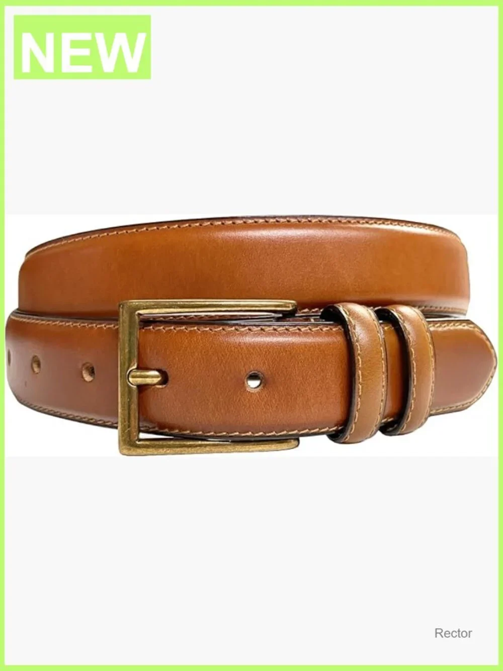Men's Genuine Leather Dress Belt 1-1/8